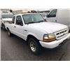 Image 2 : 1999 FORD RANGER, 2DR PU, WHITE, VIN # 1GFTYR14U8XTA71855