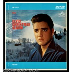 Elvis Presley - Music Memorabilia, Unused Album Slick for "Elvis' Christmas Album" - LSP-1957 (e