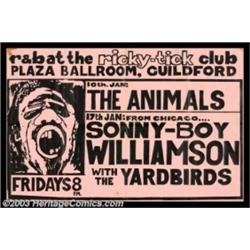 Animals / Sonny Boy Williamson / Yardbirds - Music Memorabilia Poster (1964)