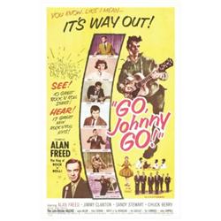 Chuck Berry - Music Memorabilia Poster, "Go, Johnny, Go" One Sheet (Hal Roach, 1959)