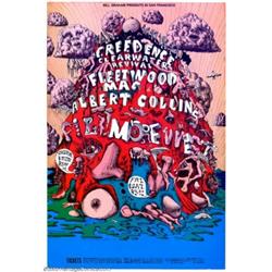 Creedence Clearwater Revival - Music Memorabilia Posters (Bill Graham, 1969)