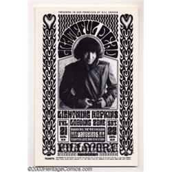Grateful Dead - Music Memorabilia, Fillmore Handbill (Bill Graham Presents, 1966)