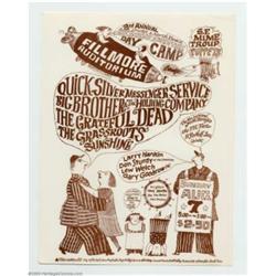 Grateful Dead - Music Memorabilia, Fillmore Handbill, Children's Adventure Day Camp (1966)