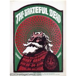 Grateful Dead - Miscellaneous Music Memorabilia, Avalon Ballroom Handbill (The Bindweed Press, 1