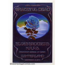 Grateful Dead - Music Memorabilia, New Years Eve Handbill (Bill Graham Presents, 1978)