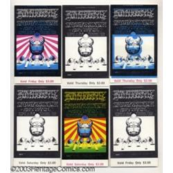 Iron Butterfly - Music Memorabilia, Fillmore Ticket Set (Bill Graham Presents, 1968)