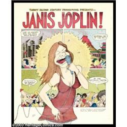Janis Joplin - Music Memorabilia Poster - Jay Lynch (1969)