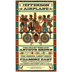 Jefferson Airplane - Music Memorabilia Poster, Fillmore East (Fantasy Unlimited, 1968)
