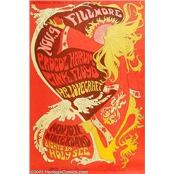 Pink Floyd - Music Memorabilia Poster, First San Francisco Show (Bill Graham Presents, 1967)