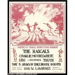 Rascals / Charlie Musselwhite - Music Memorabilia Posters, Aragon Ballroom (Wanderoo, 1970)