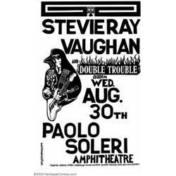 Stevie Ray Vaughn - Music Memorabilia Poster, New Mexico (1989)