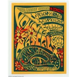 Young Rascals - Music Memorabilia, Oakland Auditorium Handbill (Bill Quarry Presents, 1968)