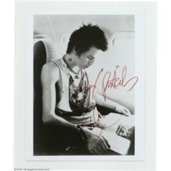 Sex Pistols - Sid Vicious Autographed 8 x 10 (undated)