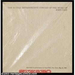 John Cage - "The 25 Year Retrospective Concert of the Music of John Cage"