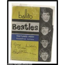 Beatles - Music Memorabilia, Nylon Stockings (1964). Manufactured in the U.K