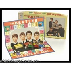 Beatles - Music Memorabilia Toy, "Flip Your Wig" Game (1964)