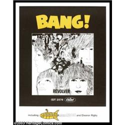 Beatles - Music Memorabilia Poster - "Revolver" (Capitol Records, early 1970s)