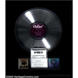 Beatles - Music Memorabilia, RIAA Music Award