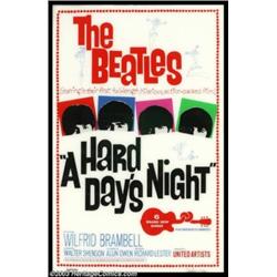 Beatles - Music Memorabilia, Beatles "A Hard Day's Night" Plex Poster