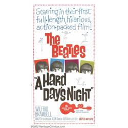 Beatles - Music Memorabilia Poster, "A Hard Day's Night" Original Movie Poster (United Artists,