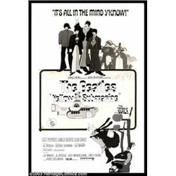 Beatles - Music Memorabilia, Beatles "Yellow Submarine" Mock-Up of Alternate One Sheet (1968)