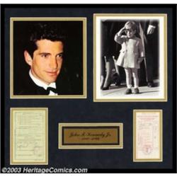 John Kennedy, Jr. - Autograph. John Kennedy, Jr. was the son of president John F