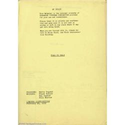 Road to Bali - Script (Paramount Pictures, 1952)