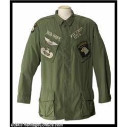 Bob Hope - Historic Military Jacket This incredible and highly identifiable custom-embroidered o