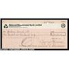 Image 1 : George Harrison - Signed Document An original signed corporate check drawn on one of the Beatle'