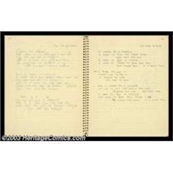 Kiss Memorabilia Collection An oversized, museum-quality display consisting of an original handw