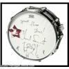 Image 1 : Red Hot Chili Peppers - Autographed Drum Offered here is an original Chad Smith-model drum whic