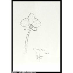 Bill Wyman - Original ArtThis is the only piece of original, hand-drawn artwork from Rolling Sto