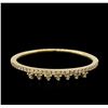 Image 2 : 0.1 ctw Diamond Ring - 14KT Yellow Gold