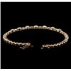 Image 3 : 0.75 ctw Diamond Bracelet - 14KT Rose and White Gold