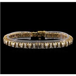 4.90 ctw Diamond Bracelet - 14KT Yellow Gold