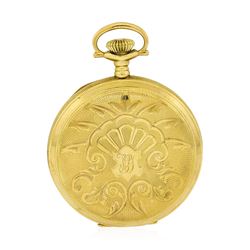 Vintage Elgin Pocket Watch - 14KT Yellow Gold