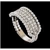 Image 4 : 0.54 ctw Diamond Ring - 14KT White Gold