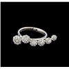 Image 2 : 0.88 ctw Diamond Ring - 14KT White Gold