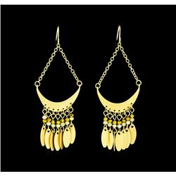 Half Moon Earrings - Gold Plated