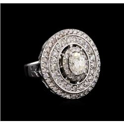 14KT White Gold 1.72 ctw Diamond Ring