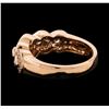 Image 3 : 0.60 ctw Diamond Ring - 14KT Rose Gold