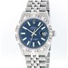 Image 1 : Rolex Stainless Steel Diamond DateJust Men's Watch