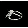 Image 3 : 0.37 ctw Diamond Ring - 14KT White Gold