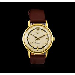 Longines Yellow Gold Conquest Automatic Watch