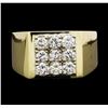 Image 2 : 1.50 ctw Diamond Ring - 14KT Yellow Gold