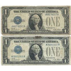 1928 $1 Silver Certificate Currency Lot of 2