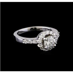 1.10 ctw Diamond Ring - 14KT White Gold