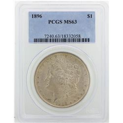 1896 PCGS MS63 Morgan Silver Dollar