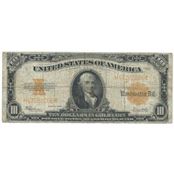 1922 $10 Large Legal Tender Bank Note