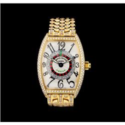 Franck Muller Vegas 18KT Yellow Gold Watch